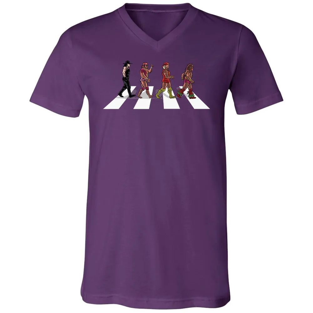 Unisex V-Neck T-Shirt - WER48311 - Team Purple - 9