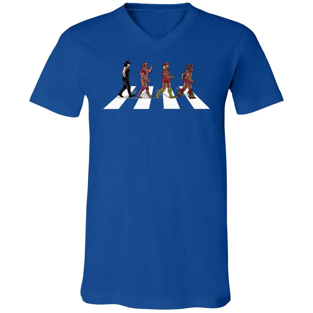Unisex V-Neck T-Shirt - WER48311 - True Royal - 4