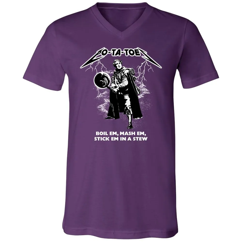 Unisex V-Neck T-Shirt - 92XCU967 - Team Purple - 9