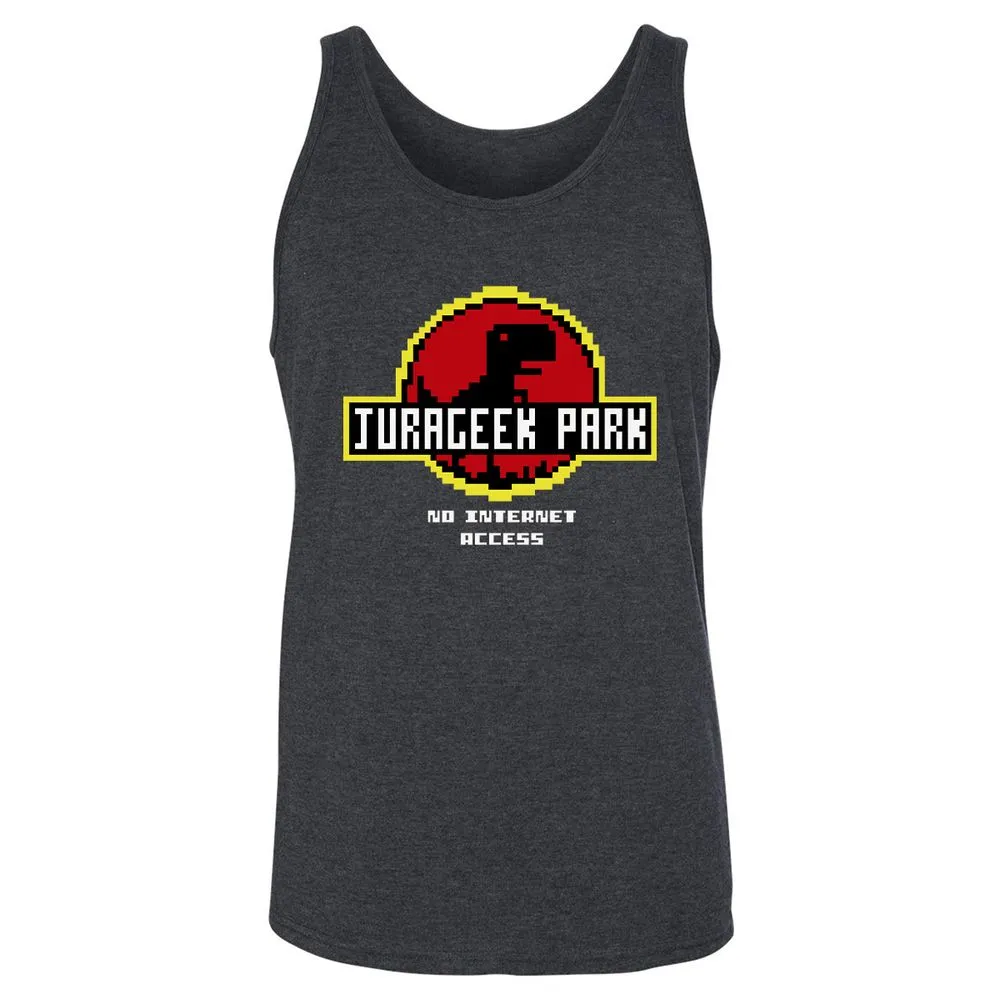 Unisex Jersey Tank - RUBPFWER - Dark Grey Heather - 6
