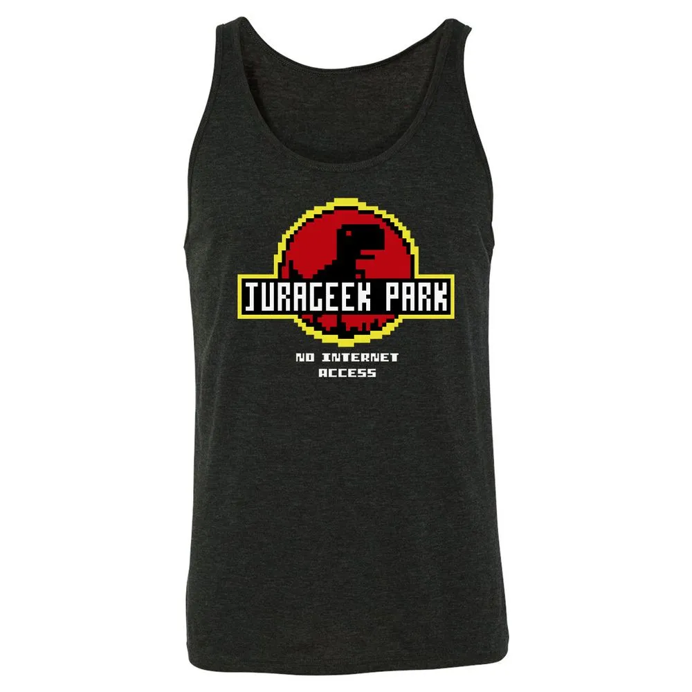 Unisex Jersey Tank - RUBPFWER - Charcoal Black Triblend - 5