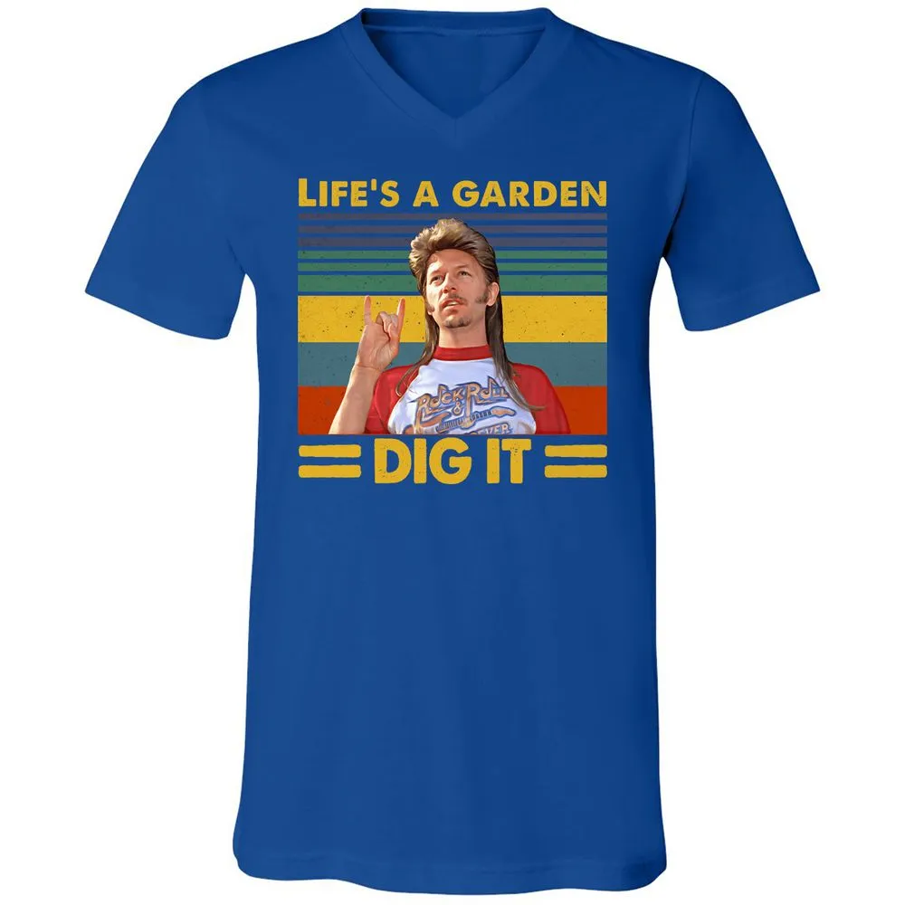 Unisex V-Neck T-Shirt - 3371L7X3 - True Royal - 4