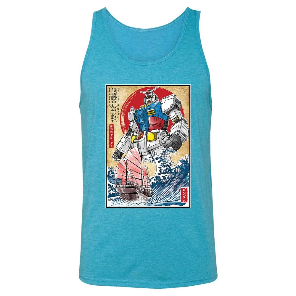 Unisex Jersey Tank - EY1LWHKX - Aqua Triblend - 3