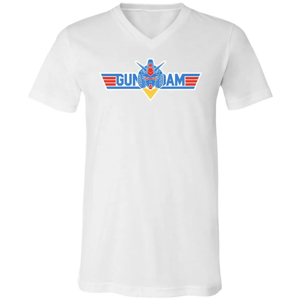 Unisex V-Neck T-Shirt - GL2LNRG3 - White - 5