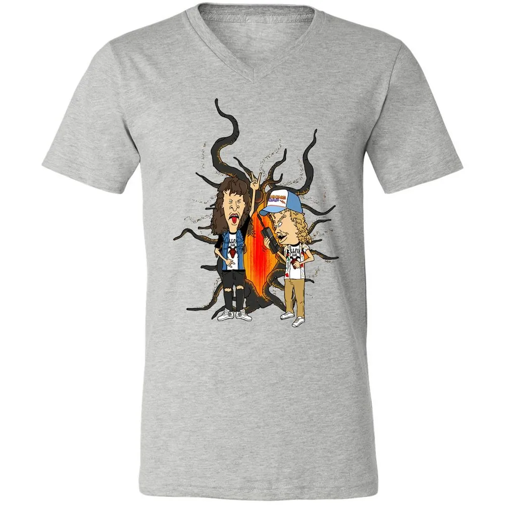 Unisex V-Neck T-Shirt - 32M4K5WB - Athletic Heather - 7
