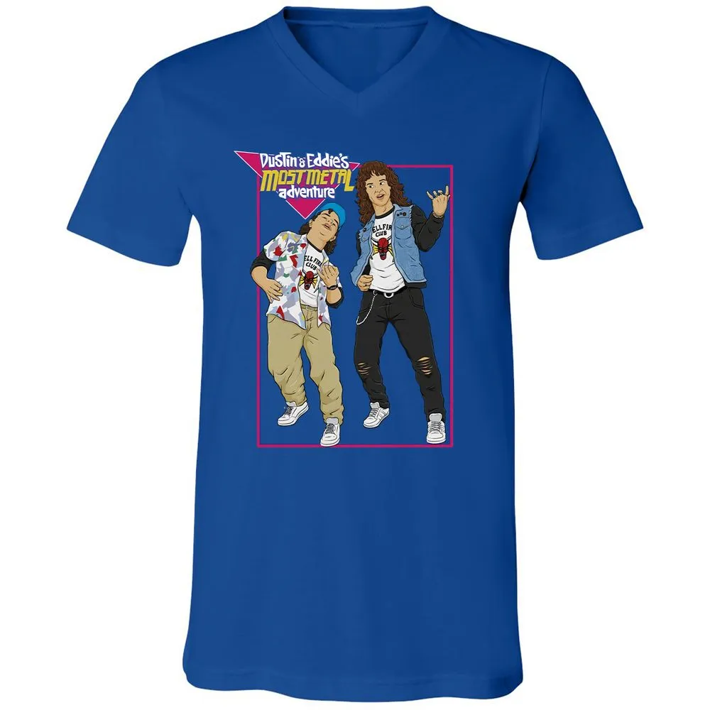 Unisex V-Neck T-Shirt - MZPU5BMX - True Royal - 4