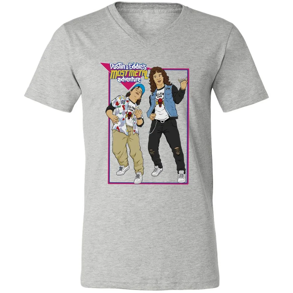 Unisex V-Neck T-Shirt - MZPU5BMX - Athletic Heather - 7