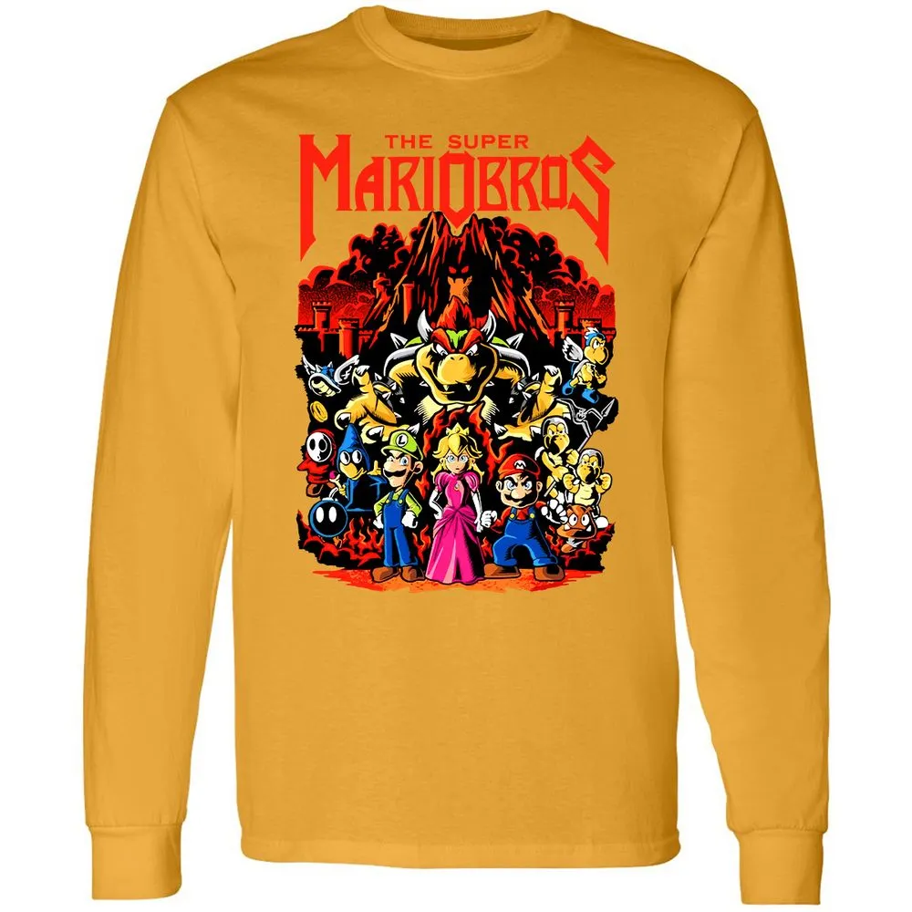 Long Sleeve T-Shirt - 8ZMR8XPP - Gold - 9