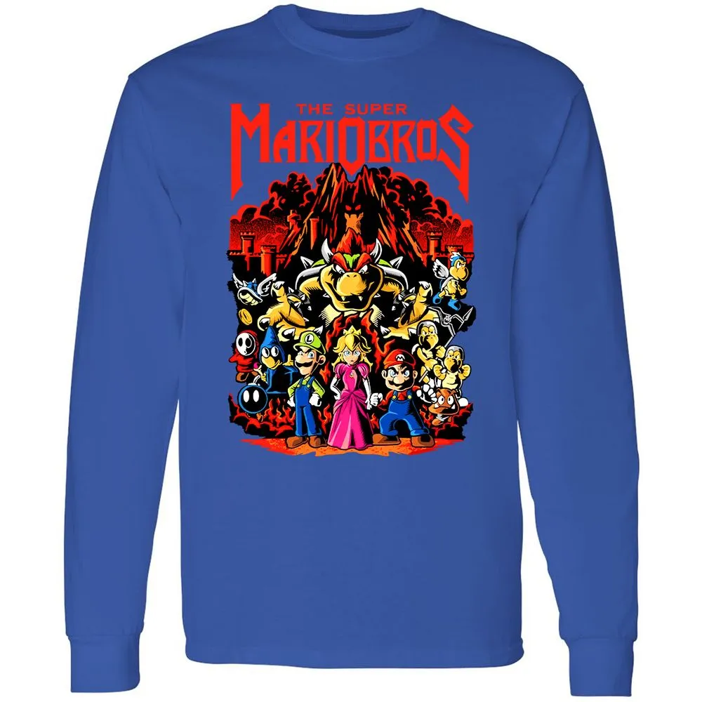 Long Sleeve T-Shirt - 8ZMR8XPP - Royal - 8