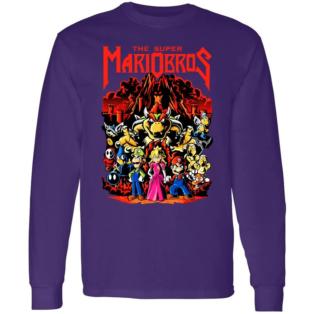 Long Sleeve T-Shirt - 8ZMR8XPP - Purple - 13