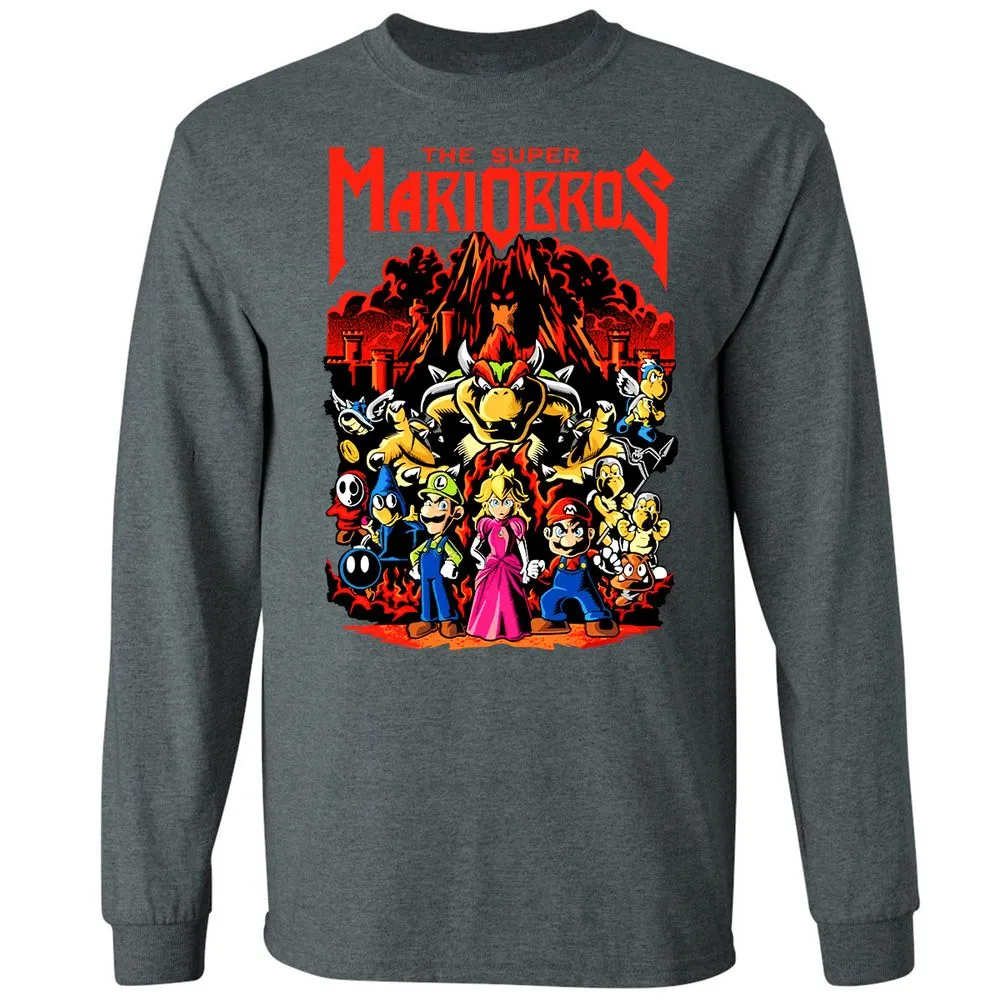 Long Sleeve T-Shirt - 8ZMR8XPP - Dark Heather - 15