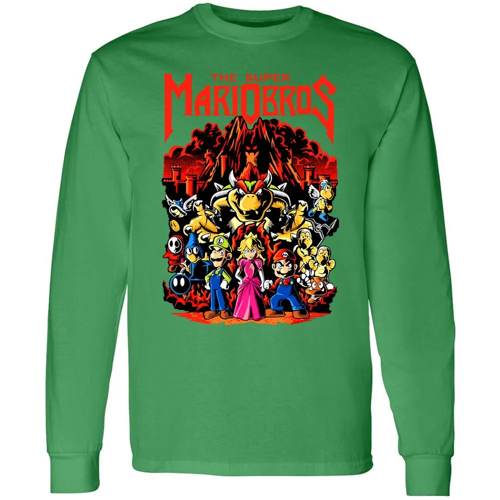 Long Sleeve T-Shirt - 8ZMR8XPP - Irish Green - 10