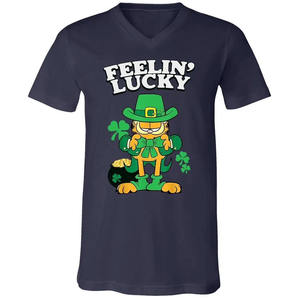 Unisex V-Neck T-Shirt - J1CLFBJ3 - Navy - 2