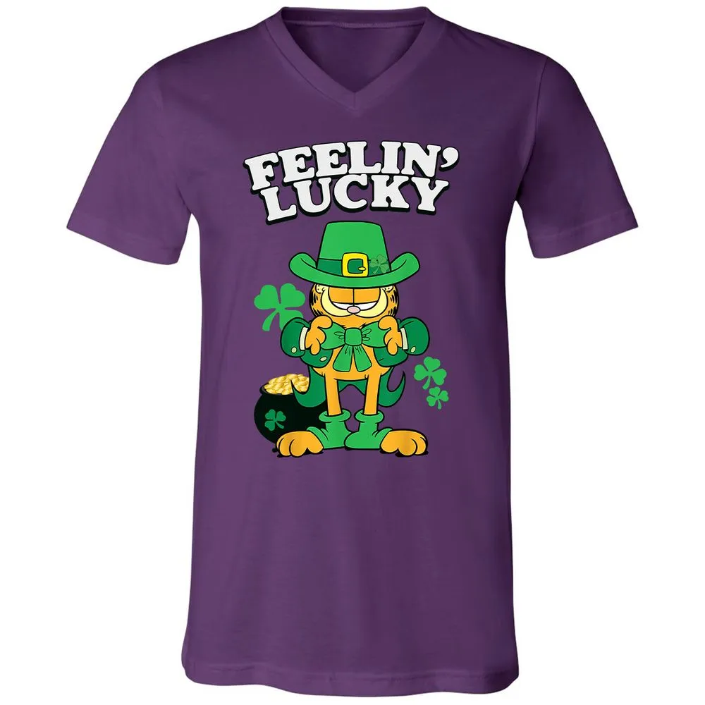 Unisex V-Neck T-Shirt - J1CLFBJ3 - Team Purple - 9