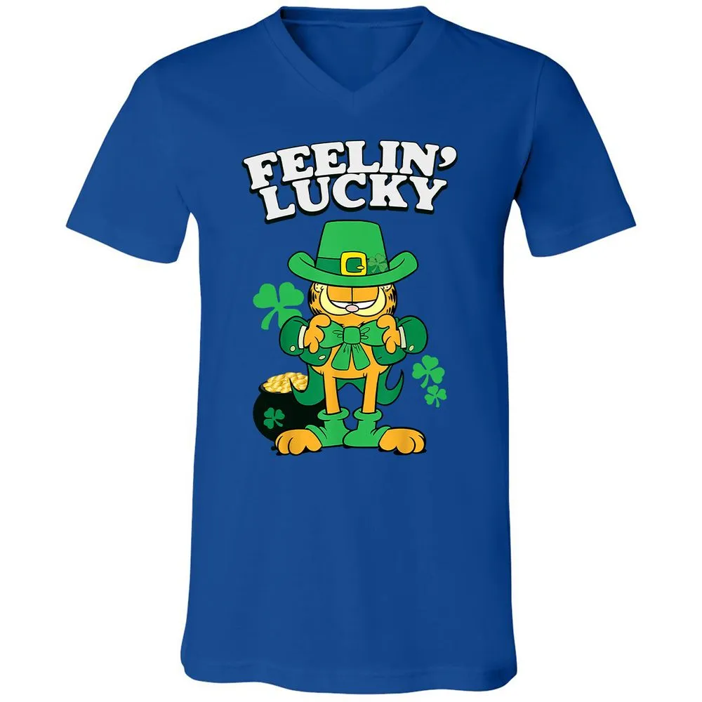 Unisex V-Neck T-Shirt - J1CLFBJ3 - True Royal - 4
