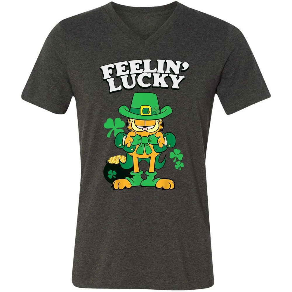 Unisex V-Neck T-Shirt - J1CLFBJ3 - Dark Grey Heather - 8