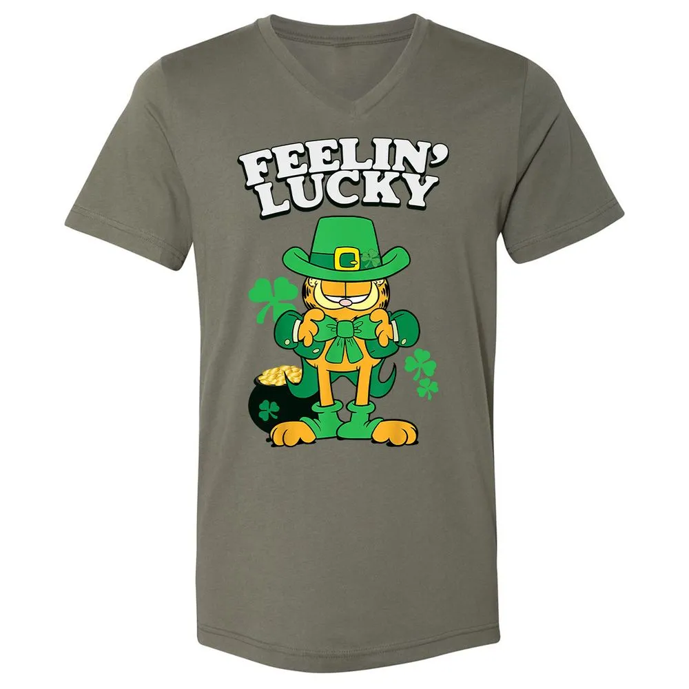 Unisex V-Neck T-Shirt - J1CLFBJ3 - Military Green - 10