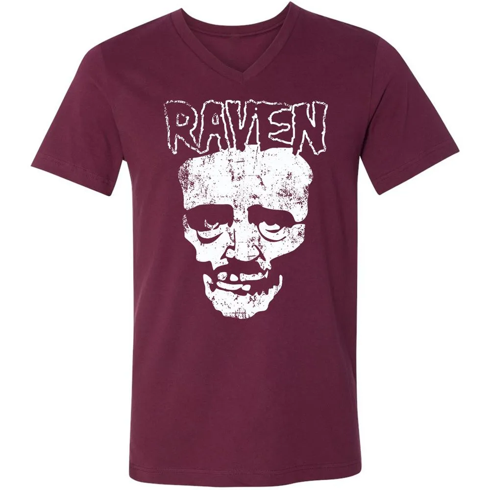 Unisex V-Neck T-Shirt - VULVSWAK - Maroon - 6