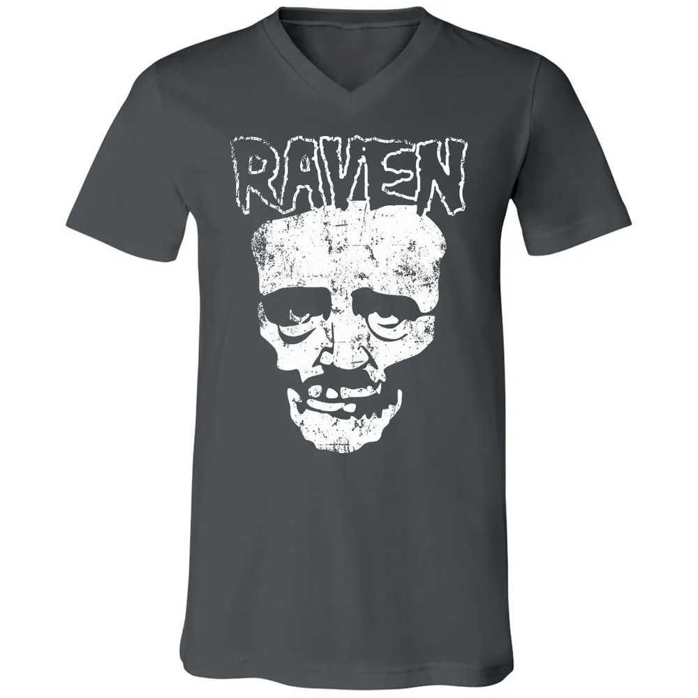 Unisex V-Neck T-Shirt - VULVSWAK - Asphalt - 12