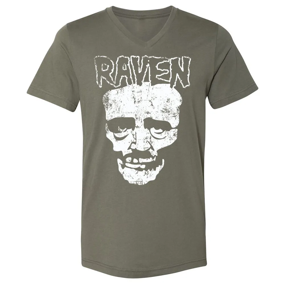 Unisex V-Neck T-Shirt - VULVSWAK - Military Green - 10