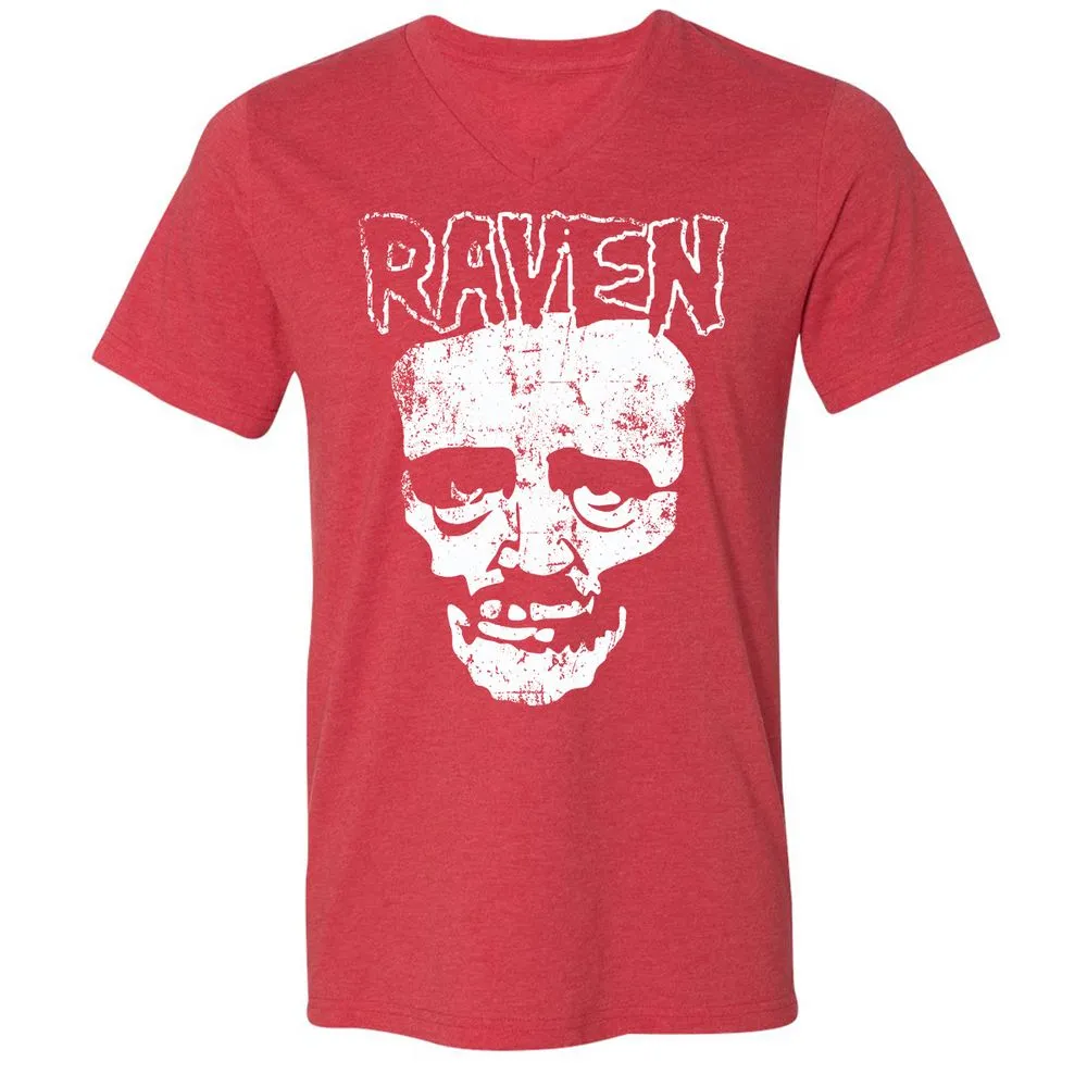 Unisex V-Neck T-Shirt - VULVSWAK - Heather Red - 16