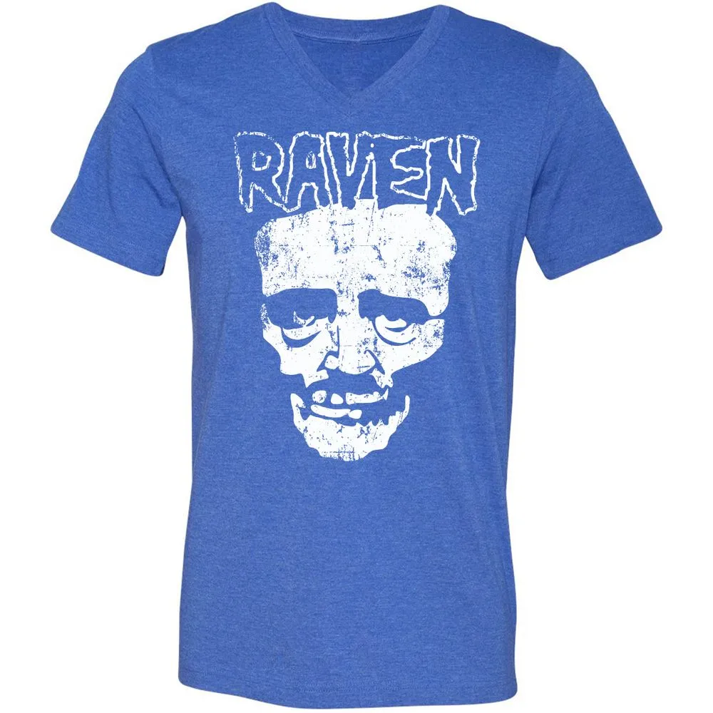 Unisex V-Neck T-Shirt - VULVSWAK - Heather True Royal - 14