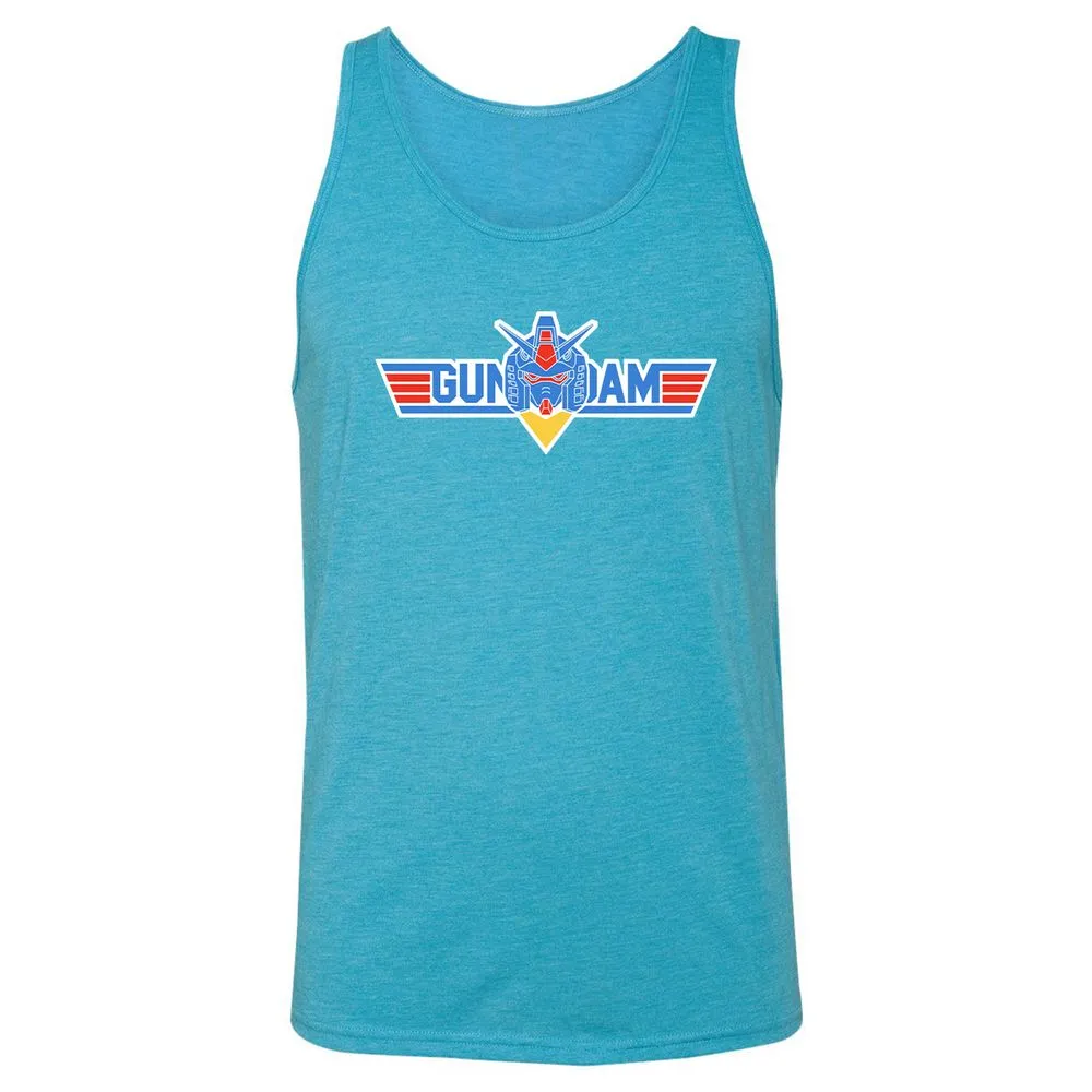 Unisex Jersey Tank - NTXLVUA6 - Aqua Triblend - 3
