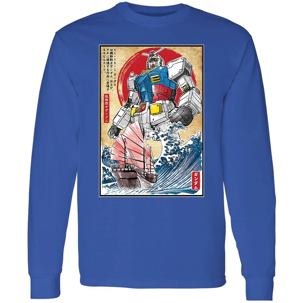 Long Sleeve T-Shirt - X5GTW9VY - Royal - 8