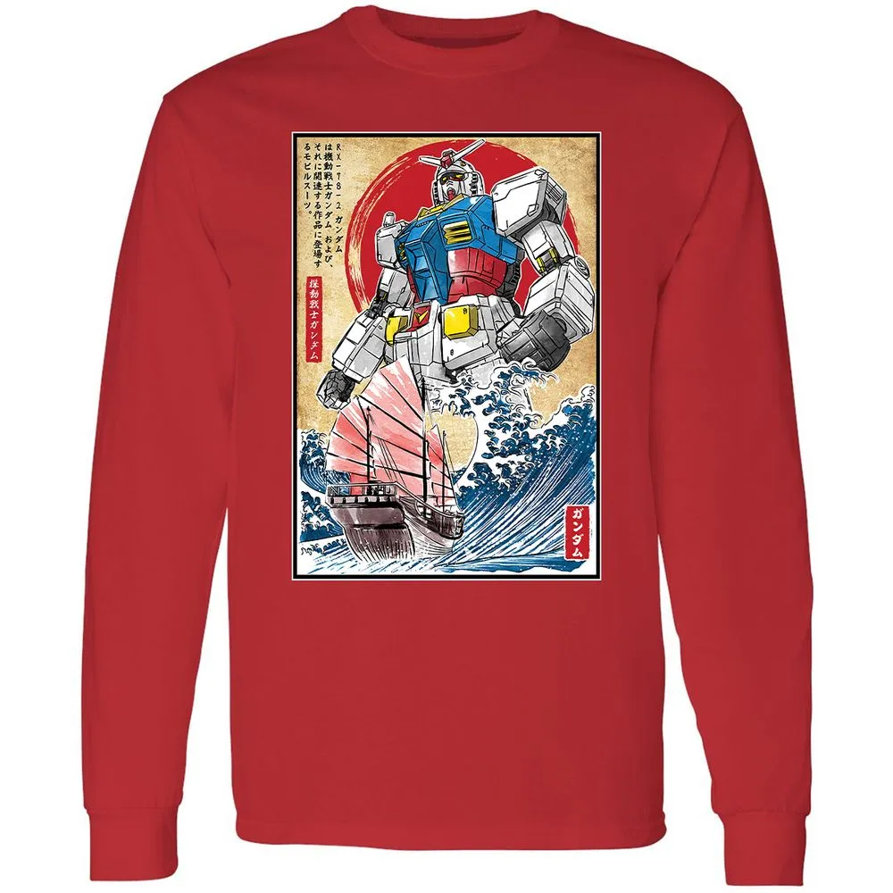 Long Sleeve T-Shirt - X5GTW9VY - Red - 14