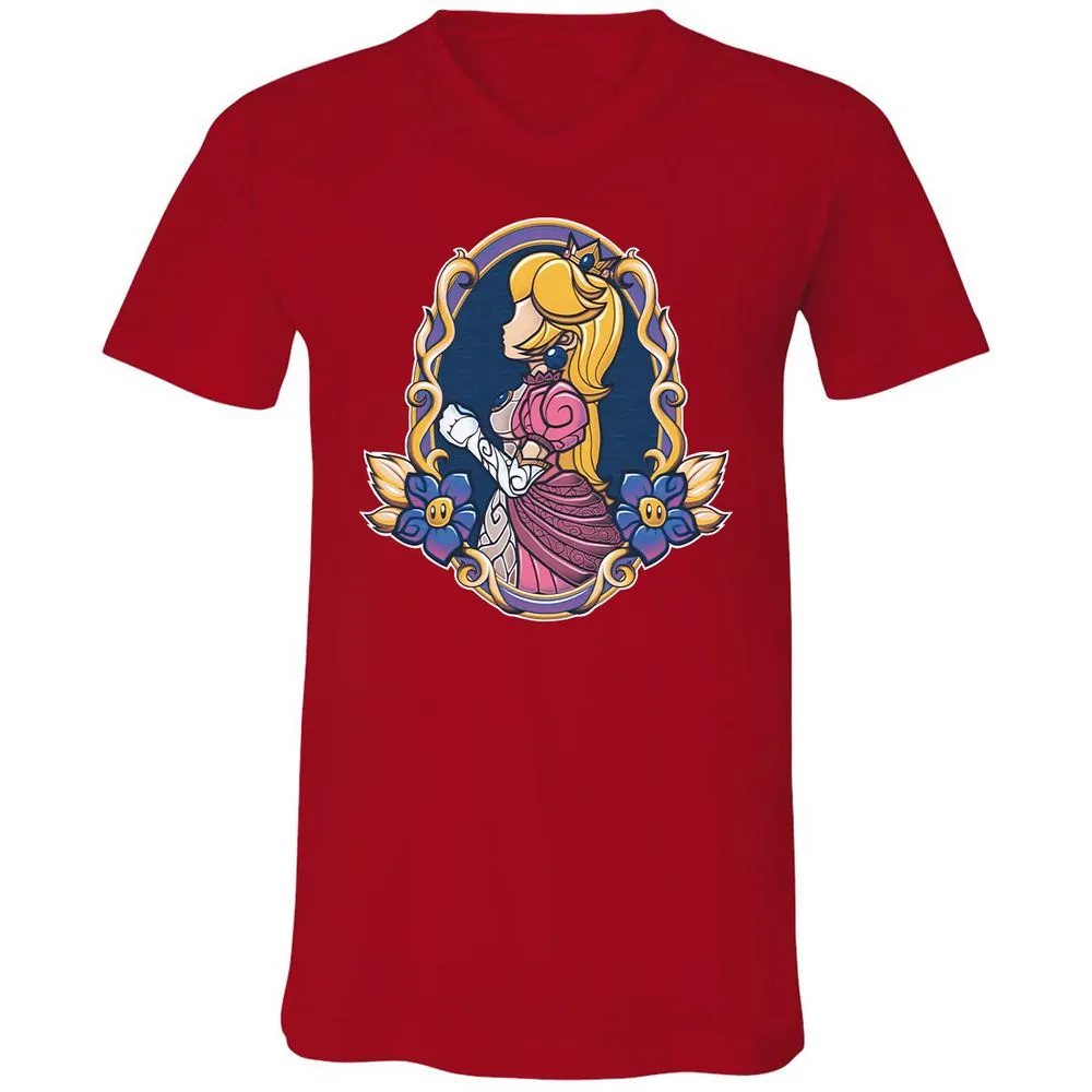 Unisex V-Neck T-Shirt - 82VMLP3Y - Red - 3