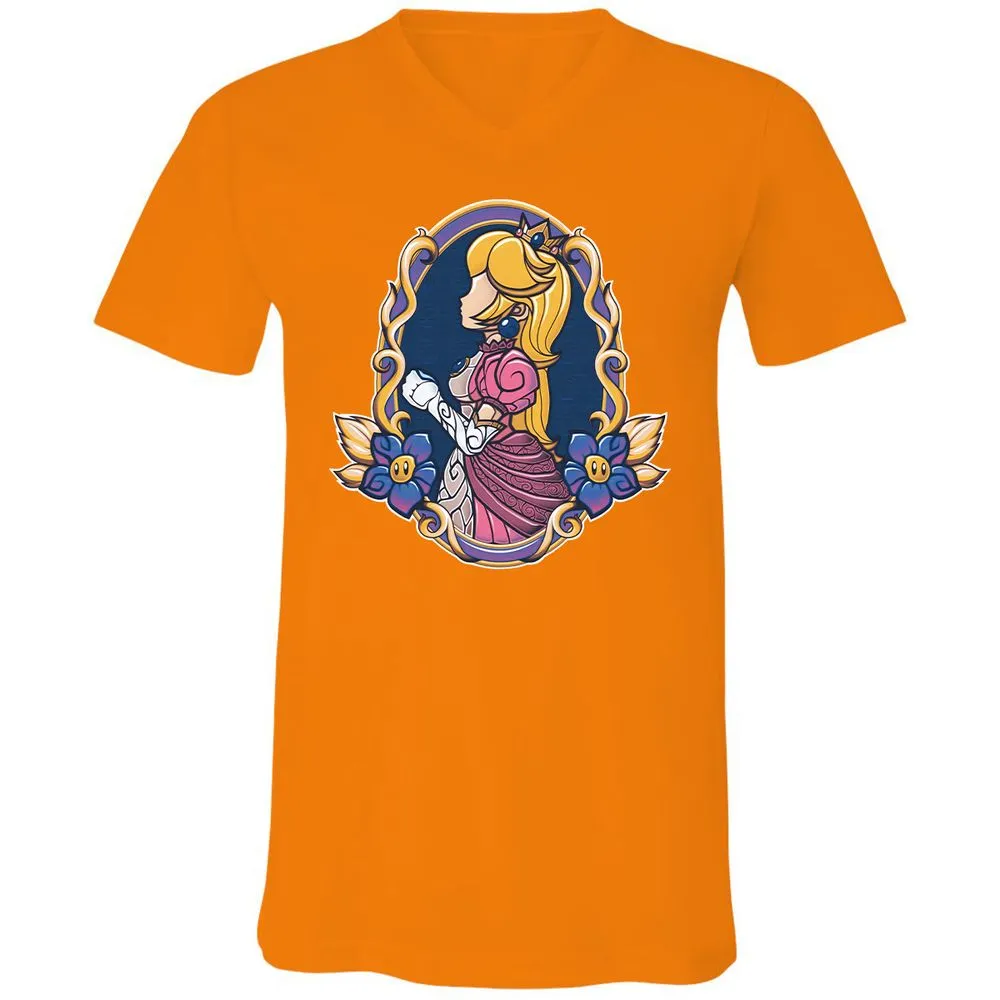 Unisex V-Neck T-Shirt - 82VMLP3Y - Orange - 11