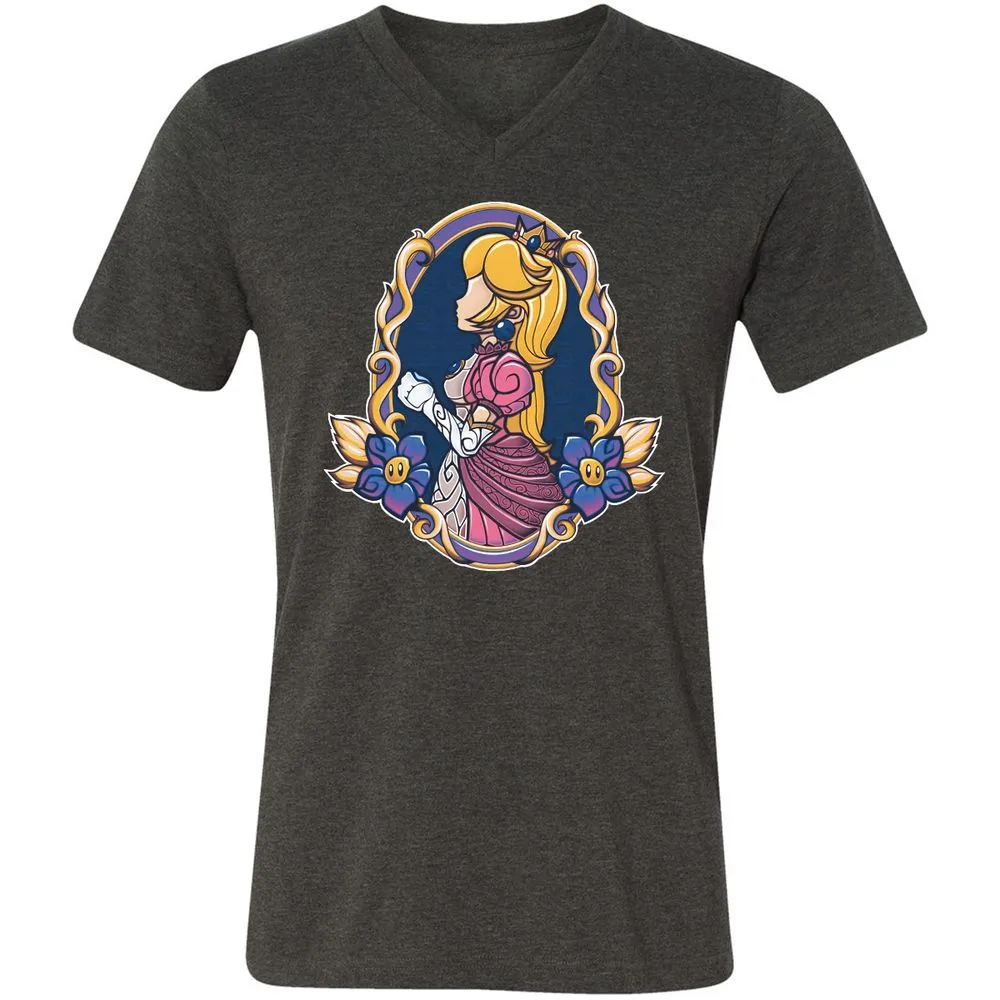 Unisex V-Neck T-Shirt - 82VMLP3Y - Dark Grey Heather - 8
