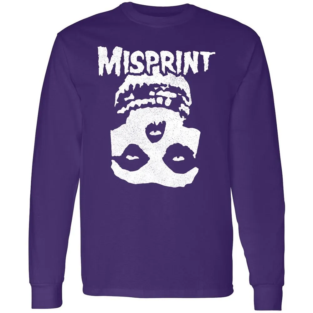 Long Sleeve T-Shirt - S6JVVLHB - Purple - 13