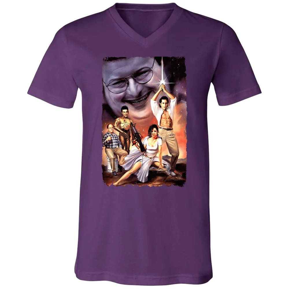 Unisex V-Neck T-Shirt - CMDWEZ4A - Team Purple - 9