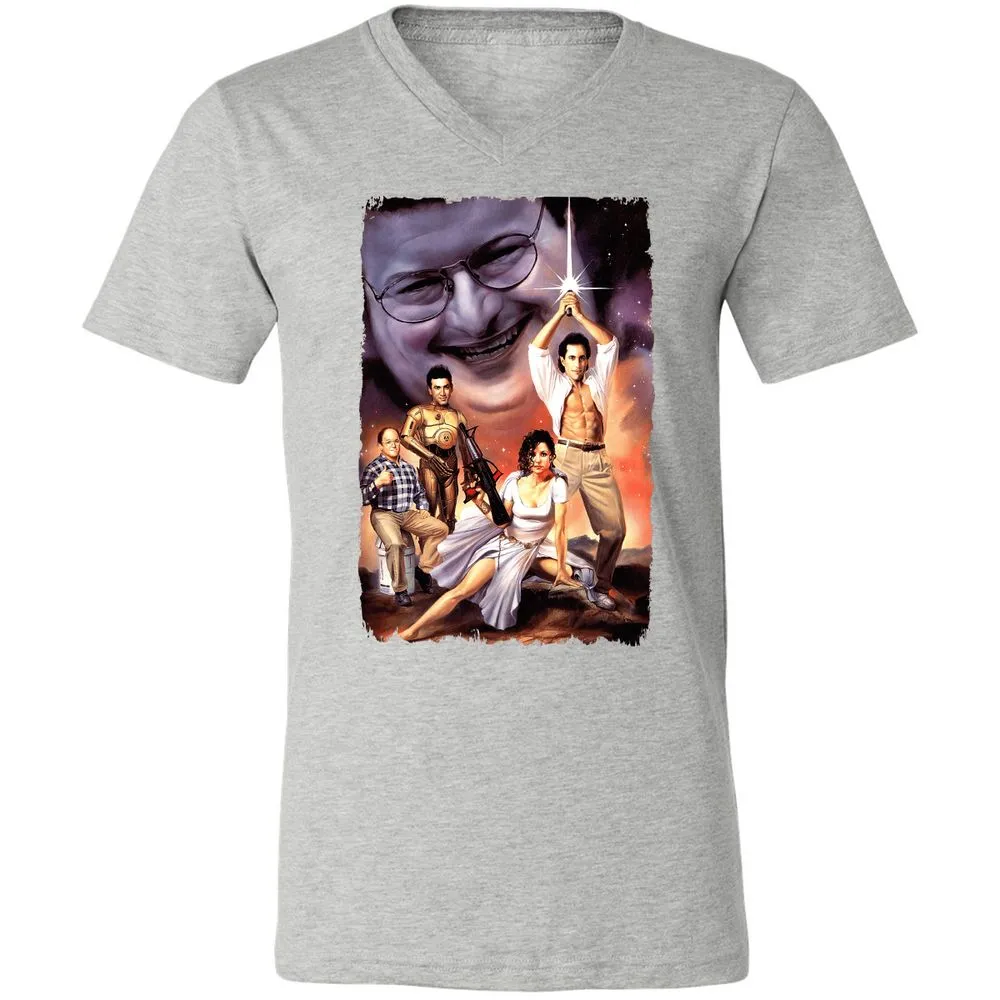 Unisex V-Neck T-Shirt - CMDWEZ4A - Athletic Heather - 7