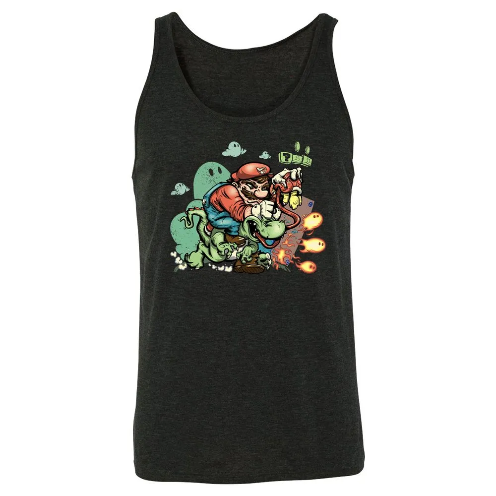 Unisex Jersey Tank - XHQXTQ81 - Charcoal Black Triblend - 5