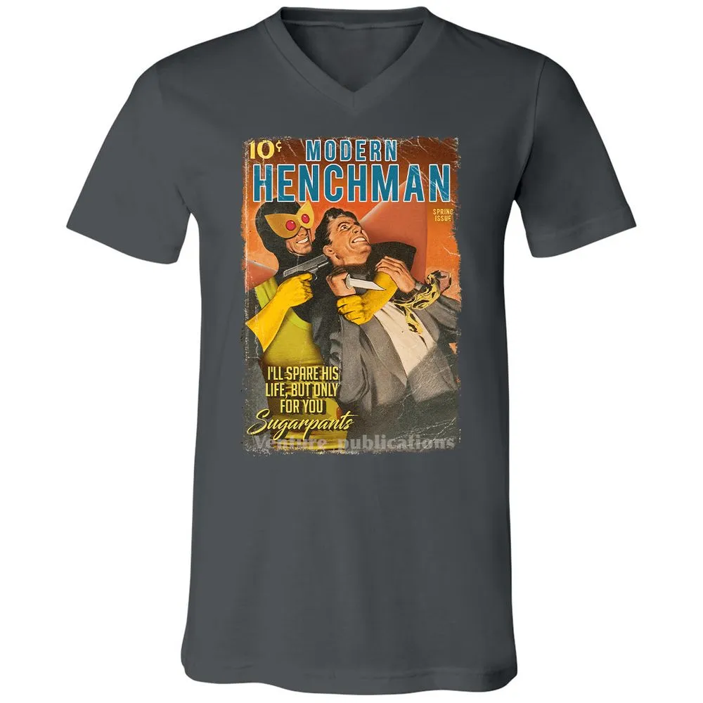 Unisex V-Neck T-Shirt - 4W1MSJ9J - Asphalt - 12