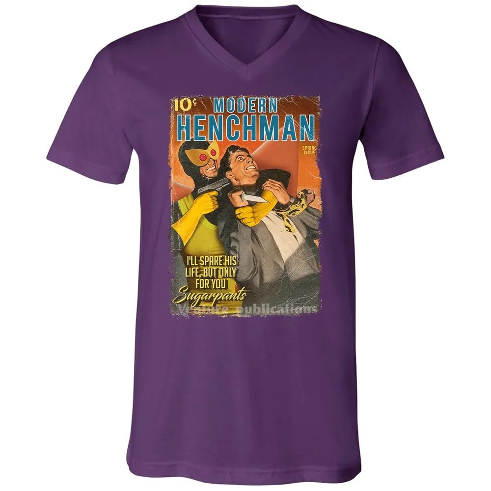 Unisex V-Neck T-Shirt - 4W1MSJ9J - Team Purple - 9
