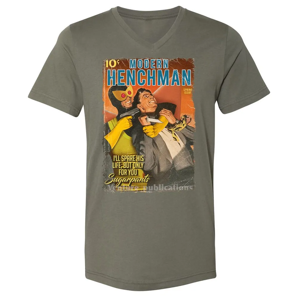 Unisex V-Neck T-Shirt - 4W1MSJ9J - Military Green - 10
