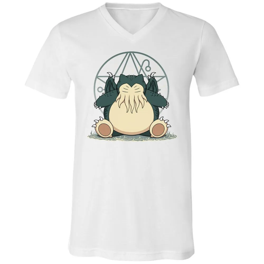 Unisex V-Neck T-Shirt - JVD1WJFV - White - 5