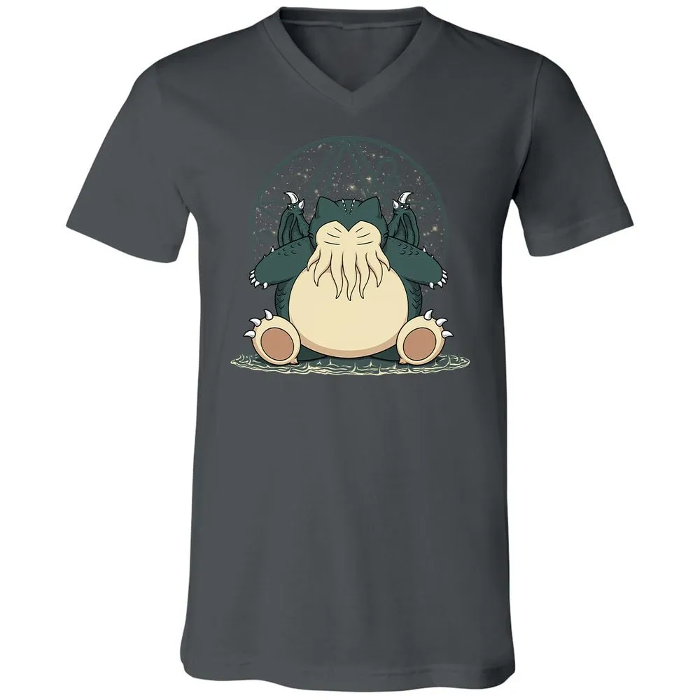Unisex V-Neck T-Shirt - JVD1WJFV - Asphalt - 12