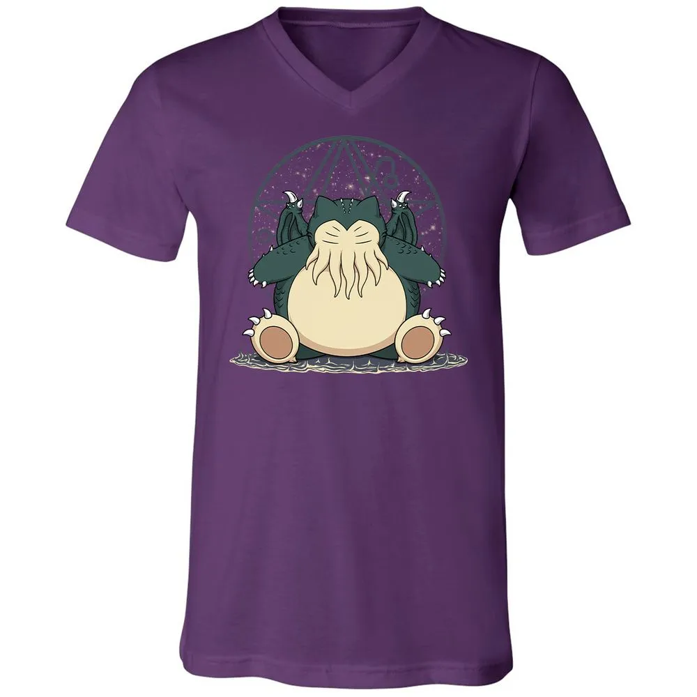 Unisex V-Neck T-Shirt - JVD1WJFV - Team Purple - 9