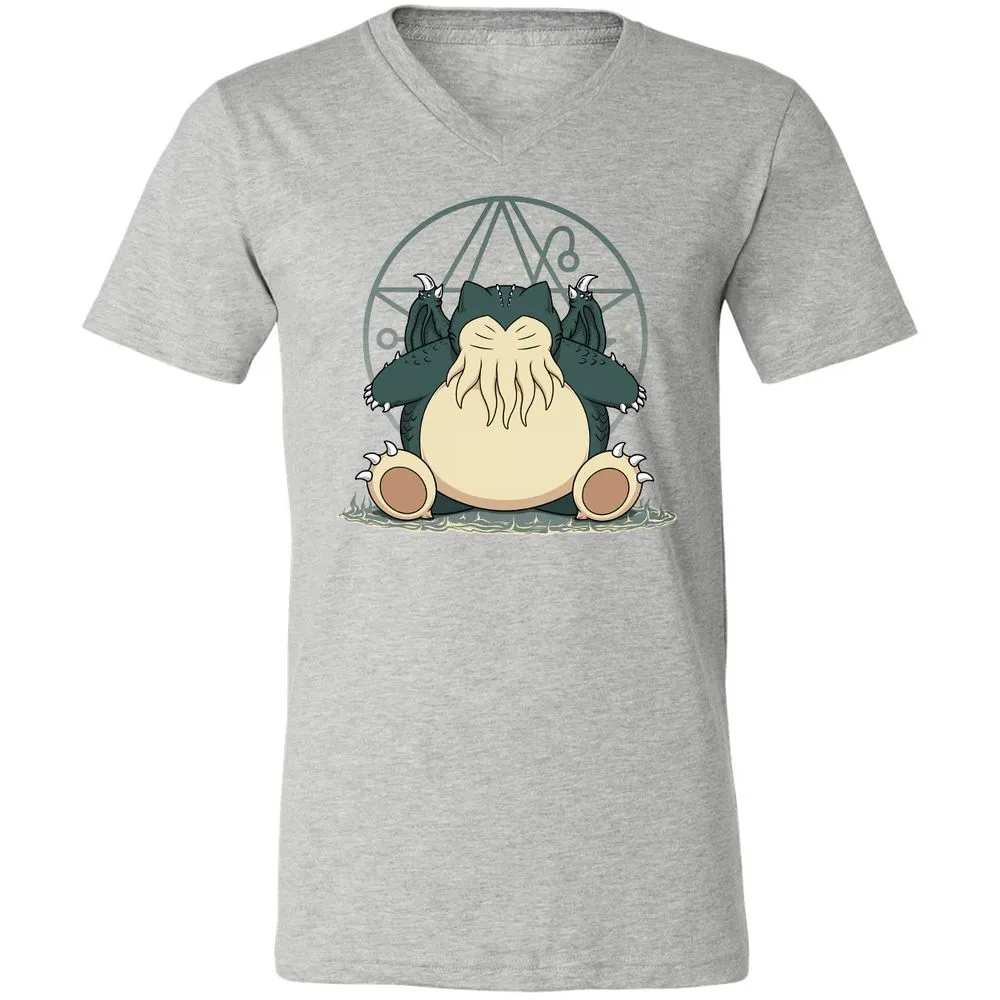 Unisex V-Neck T-Shirt - JVD1WJFV - Athletic Heather - 7
