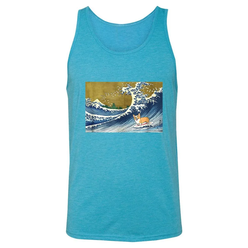 Unisex Jersey Tank - 918UC8LK - Aqua Triblend - 3