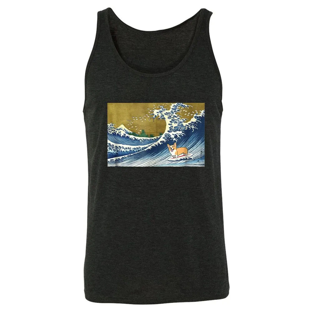 Unisex Jersey Tank - 918UC8LK - Charcoal Black Triblend - 5