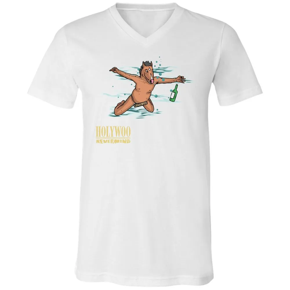 Unisex V-Neck T-Shirt - 3GDG4NA3 - White - 5
