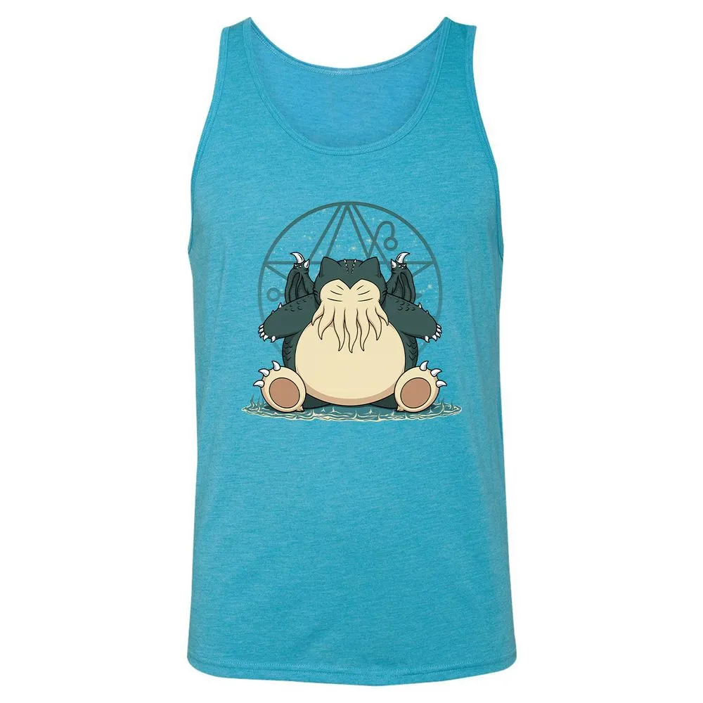 Unisex Jersey Tank - KQ4S1GCD - Aqua Triblend - 3