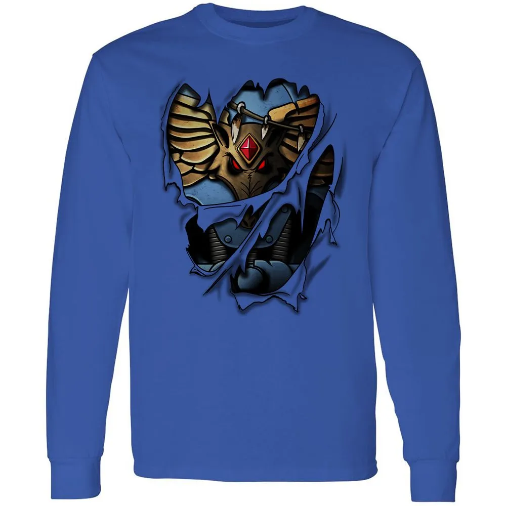 Long Sleeve T-Shirt - 4YD3RMJW - Royal - 8
