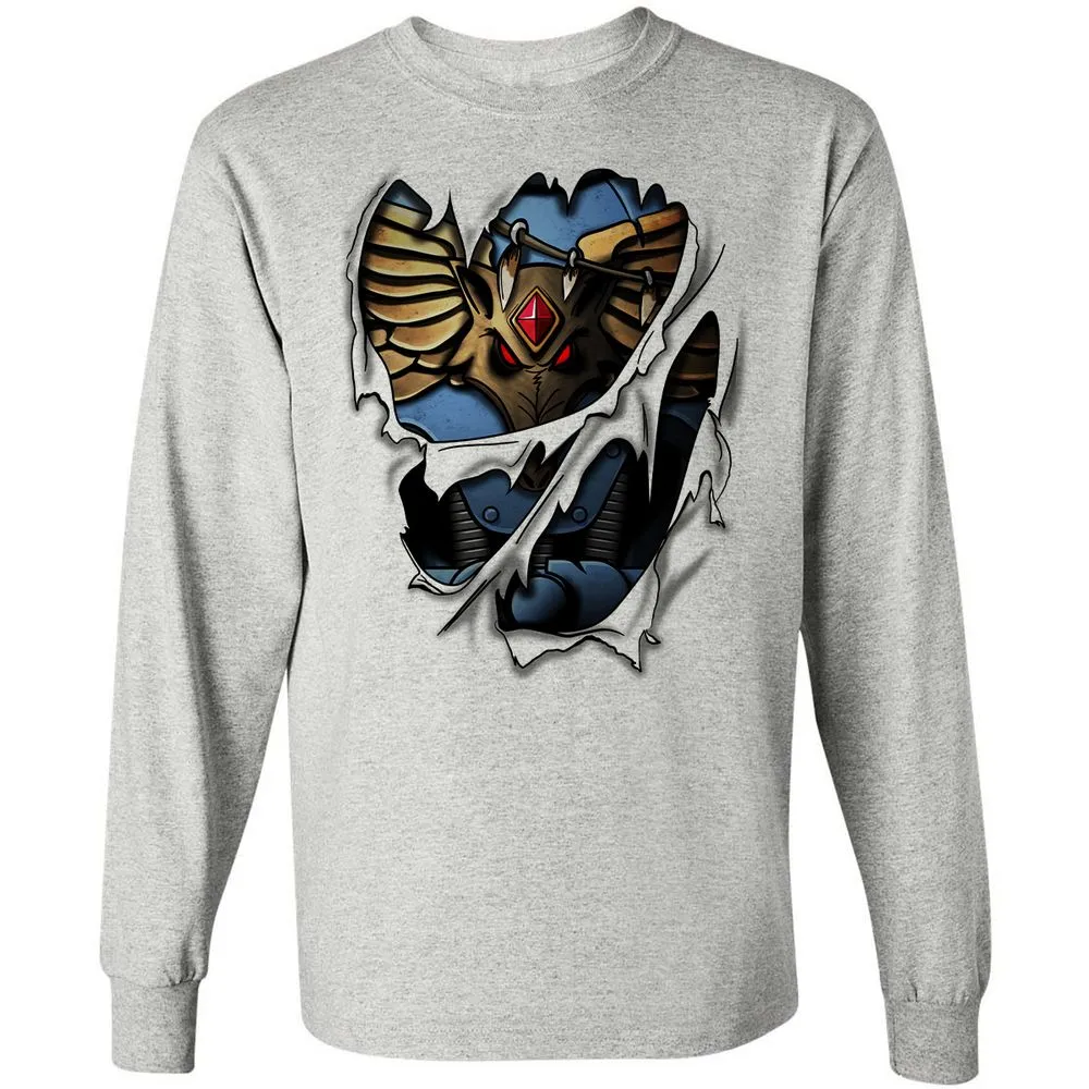 Long Sleeve T-Shirt - 4YD3RMJW - Ash - 7