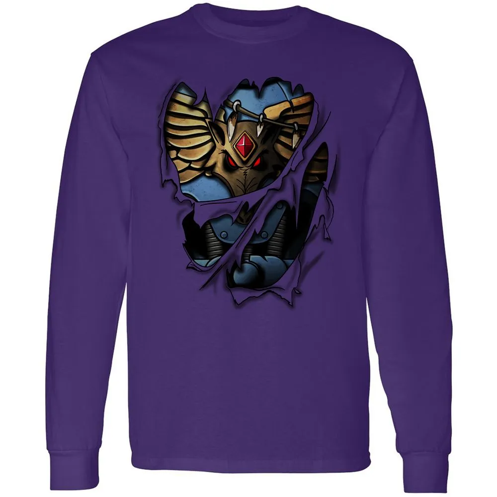 Long Sleeve T-Shirt - 4YD3RMJW - Purple - 13